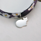 Chat sur bracelet Liberty 