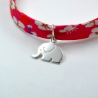 Charms Eléphant sur bracelet Liberty 