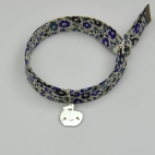 Charms Pomme souriante  sur bracelet Liberty 