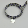 Charms Pomme souriante  sur bracelet Liberty 