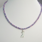 Pendentif Chihuahua sur collier Liberty 
