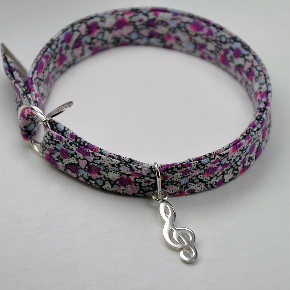 Clef de sol sur bracelet Liberty 