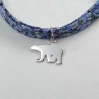 Ours polaire sur bracelet Liberty 