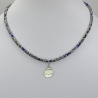 Pendentif Pomme souriante sur collier Liberty 