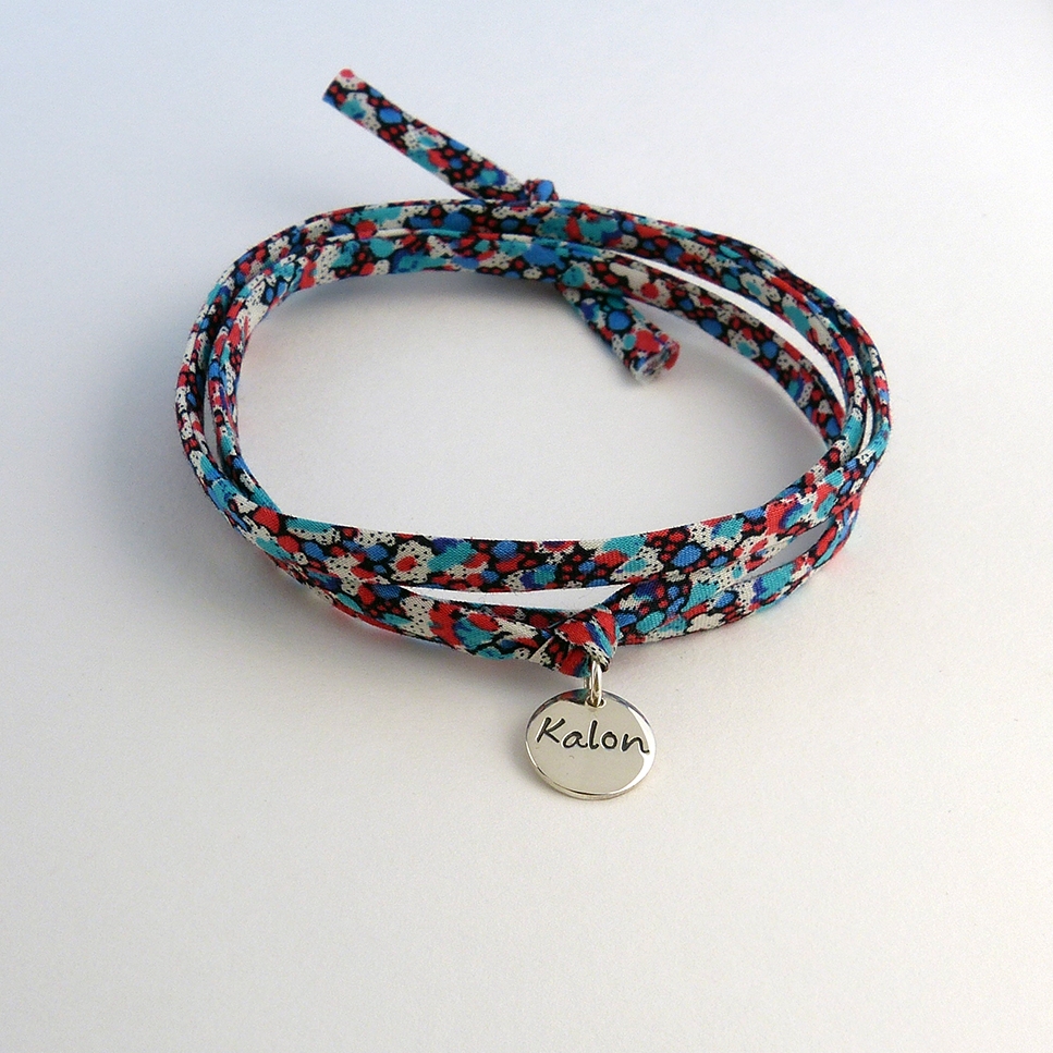 Pastille "Kalon" sur cordon Liberty