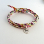 Pastille "Zen" sur cordon Liberty