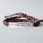 Bracelet message "Ma belle eau vive"