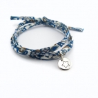 Pastille étoile sur cordon Liberty