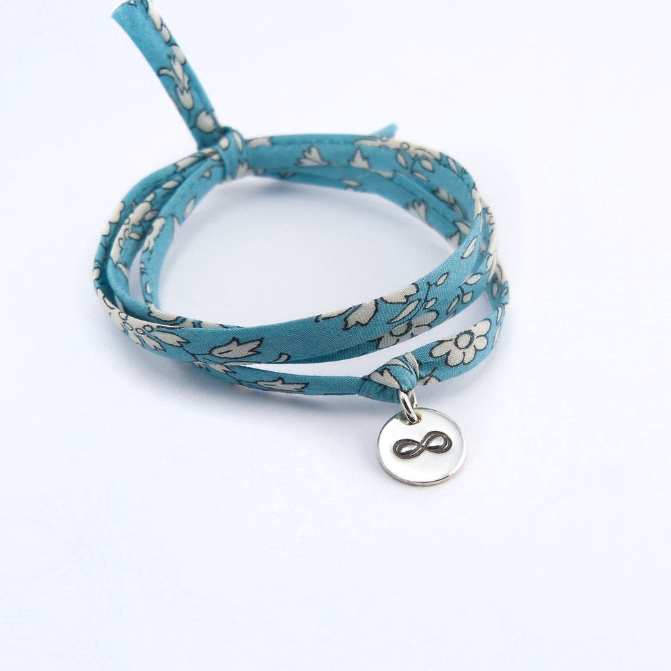 Pastille Infini sur cordon Liberty