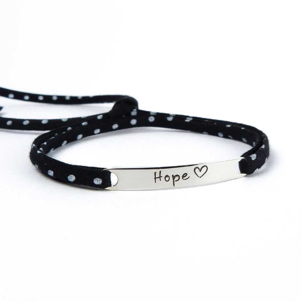 Bracelet message "Hope"
