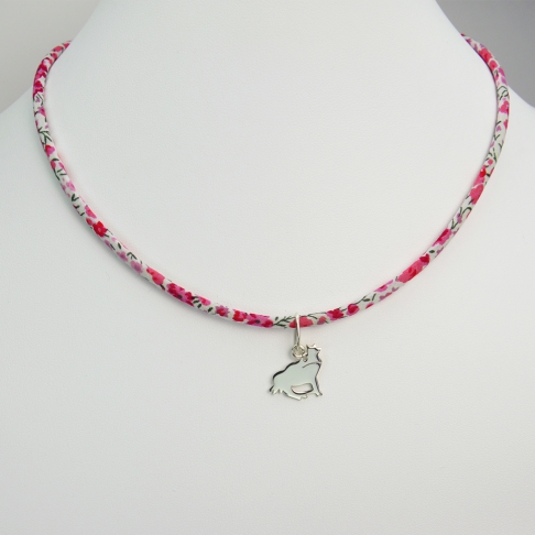 Pendentif Prince charmant sur collier Liberty 