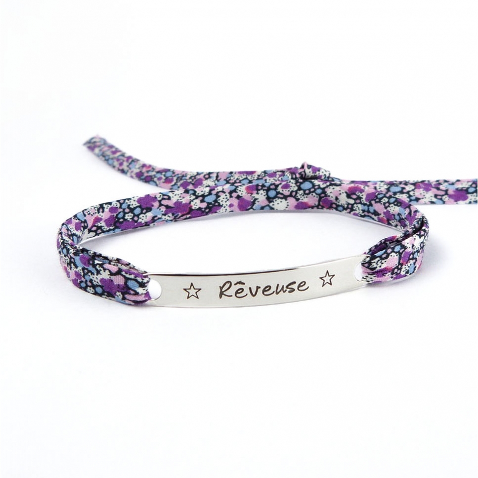 Bracelet message "Rêveuse"