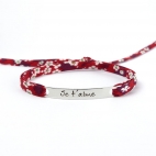 Bracelet message "Je t'aime"