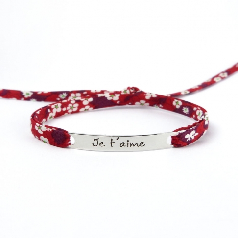 Bracelet message "Je t'aime"