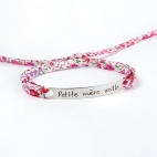 Bracelet message "Petite mère veille"