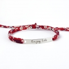Bracelet message "Enjoy life"