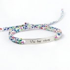 Bracelet message "Vis tes rêves"
