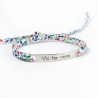 Bracelet message "Vis tes rêves"