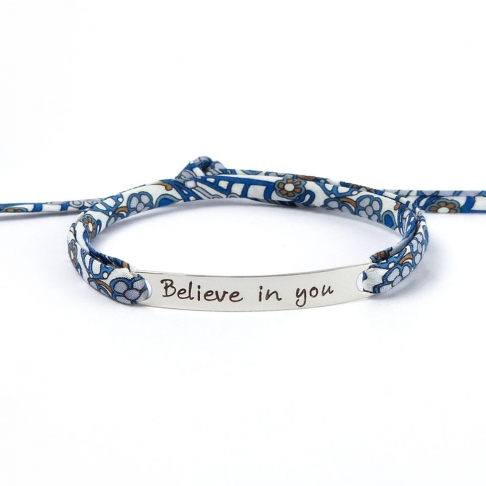 Bracelet message "Believe in you"
