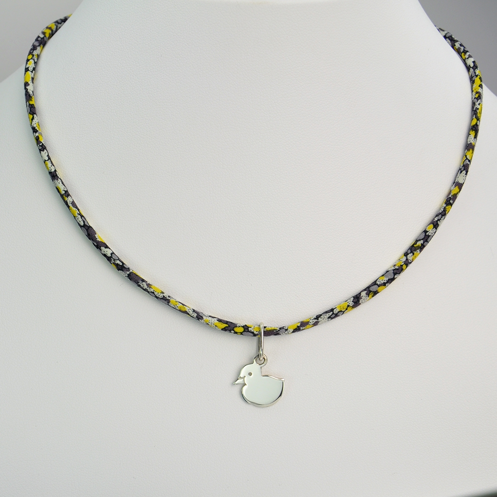 Caneton sur collier Liberty 