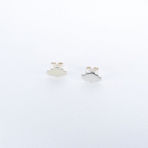 Boucles d'oreilles puce Nuage