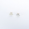 Boucles d'oreilles puce Nuage