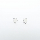 Boucles d'oreilles puce Trèfle