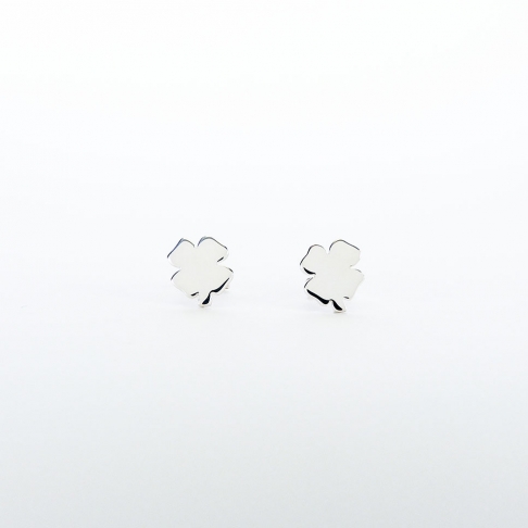 Boucles d'oreilles puce Trèfle