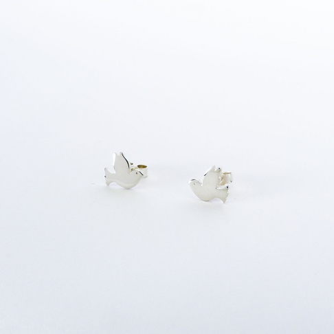Boucles d'oreilles puce Colombe