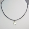 Pendentif Ane sur collier Liberty 