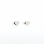 Boucles d'oreilles puce Coeur
