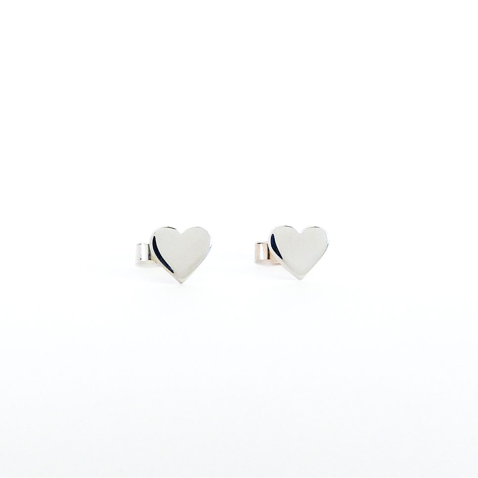 Boucles d'oreilles puce Coeur