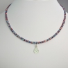 Pendentif Coccinelle sur collier Liberty 