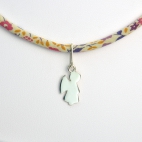 Ange sur collier Liberty 