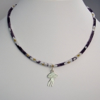 Pendentif Méduse sur collier Liberty 