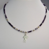 Pendentif Méduse sur collier Liberty 