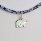 Ours polaire sur collier Liberty 