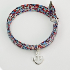 Ancre sur bracelet Liberty 