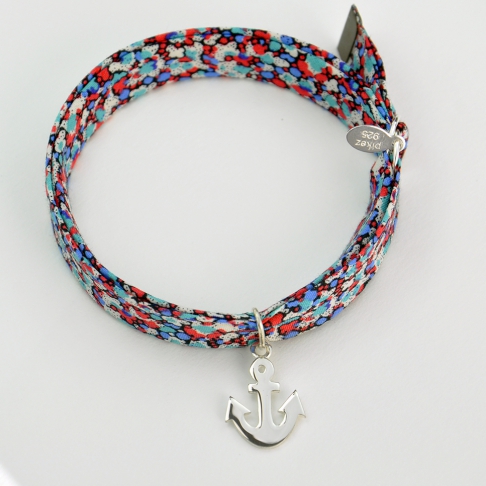 Ancre sur bracelet Liberty 