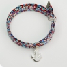 Ancre sur bracelet Liberty 