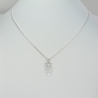 Hibou sur chaîne argent 