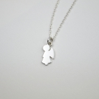 Ange sur chaîne argent 