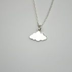 Nuage sur chaîne argent 