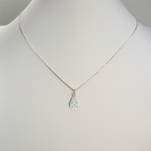Charms Coccinelle sur chaîne argent 