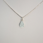 Coccinelle sur chaîne argent 