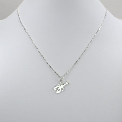 Charms Homard sur chaîne argent 