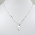 Charms Méduse sur chaîne argent 