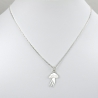 Charms Méduse sur chaîne argent 
