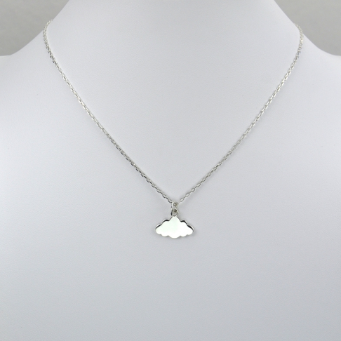 Charms Nuage sur chaîne argent 