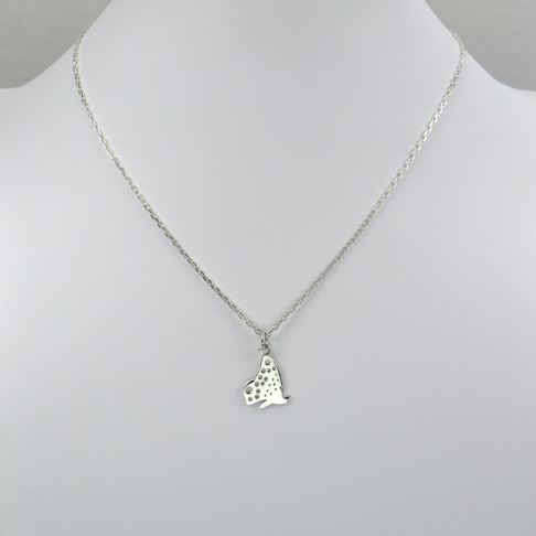 Charms Papillon sur chaîne argent 